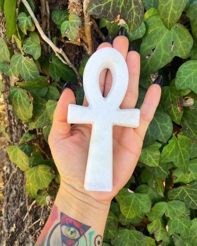 White Jade Ankh