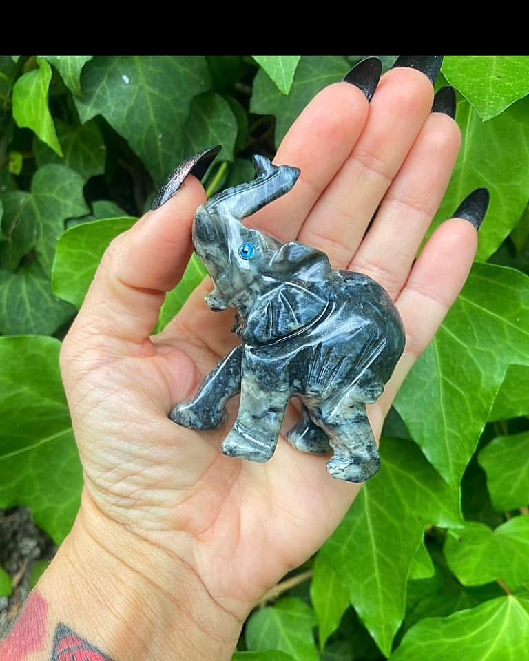 Jade Stone Elephant