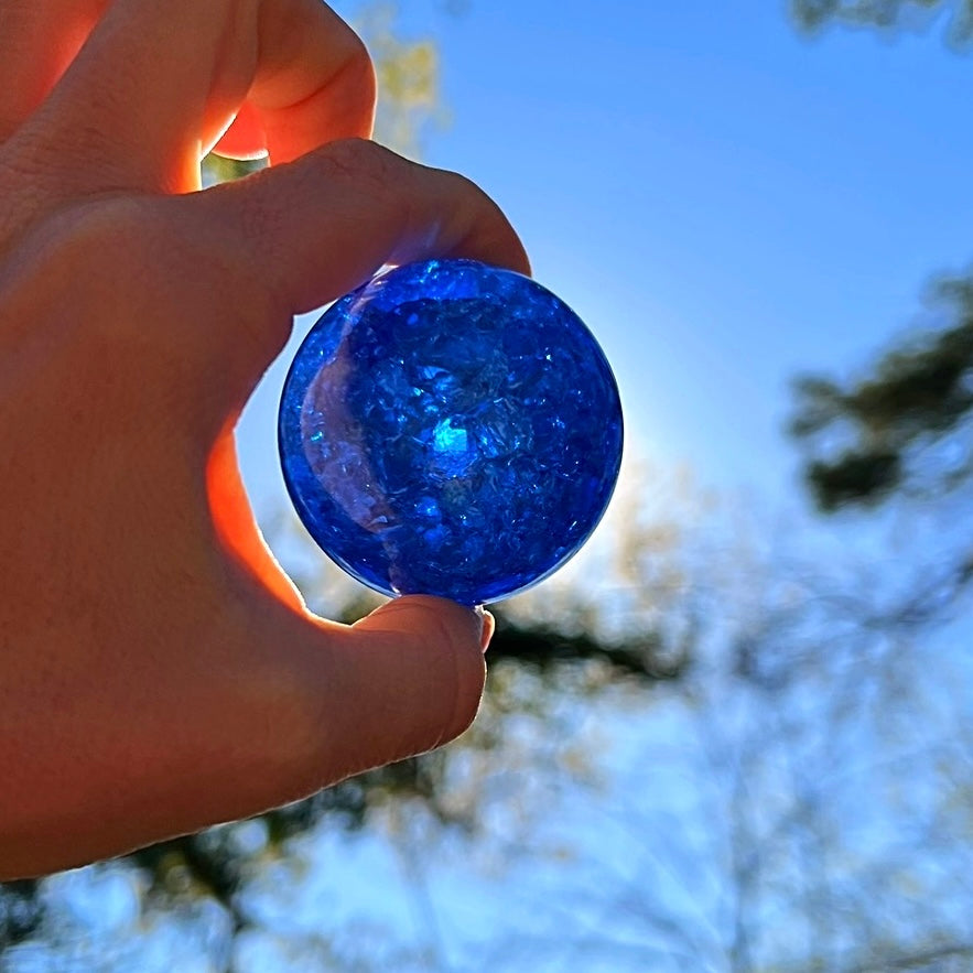 Crackle Quartz Spheres