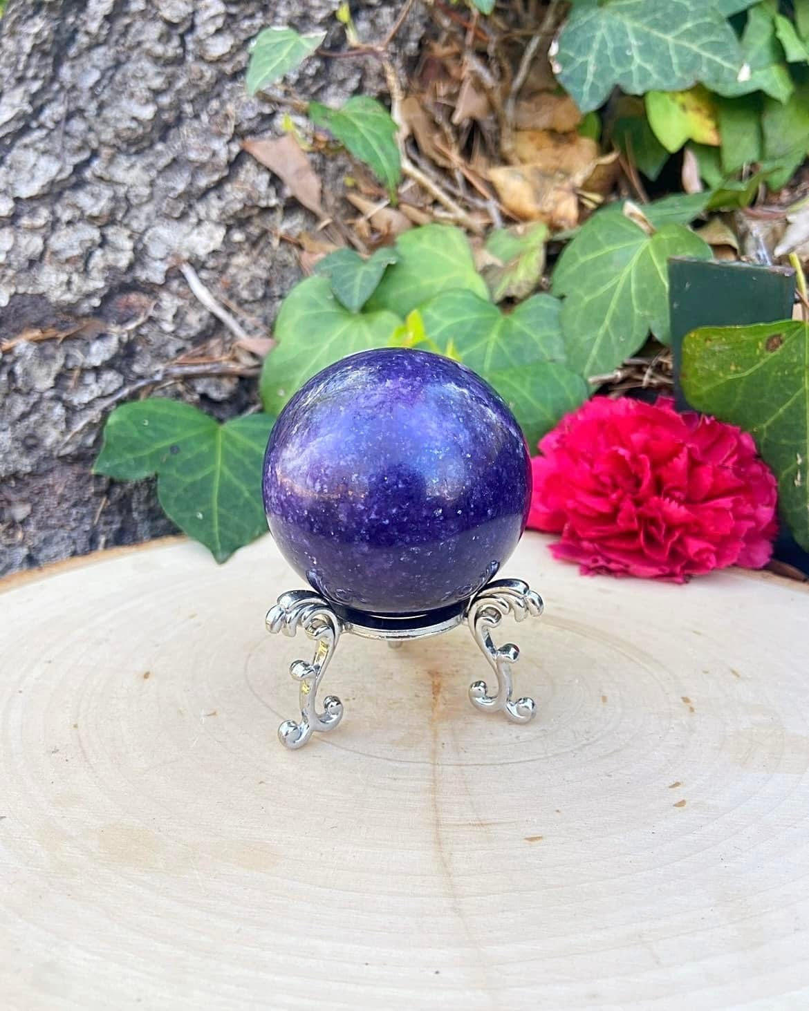 Lepidolite Sphere