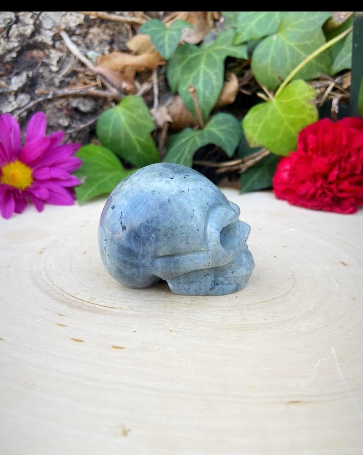 Labradorite Skull