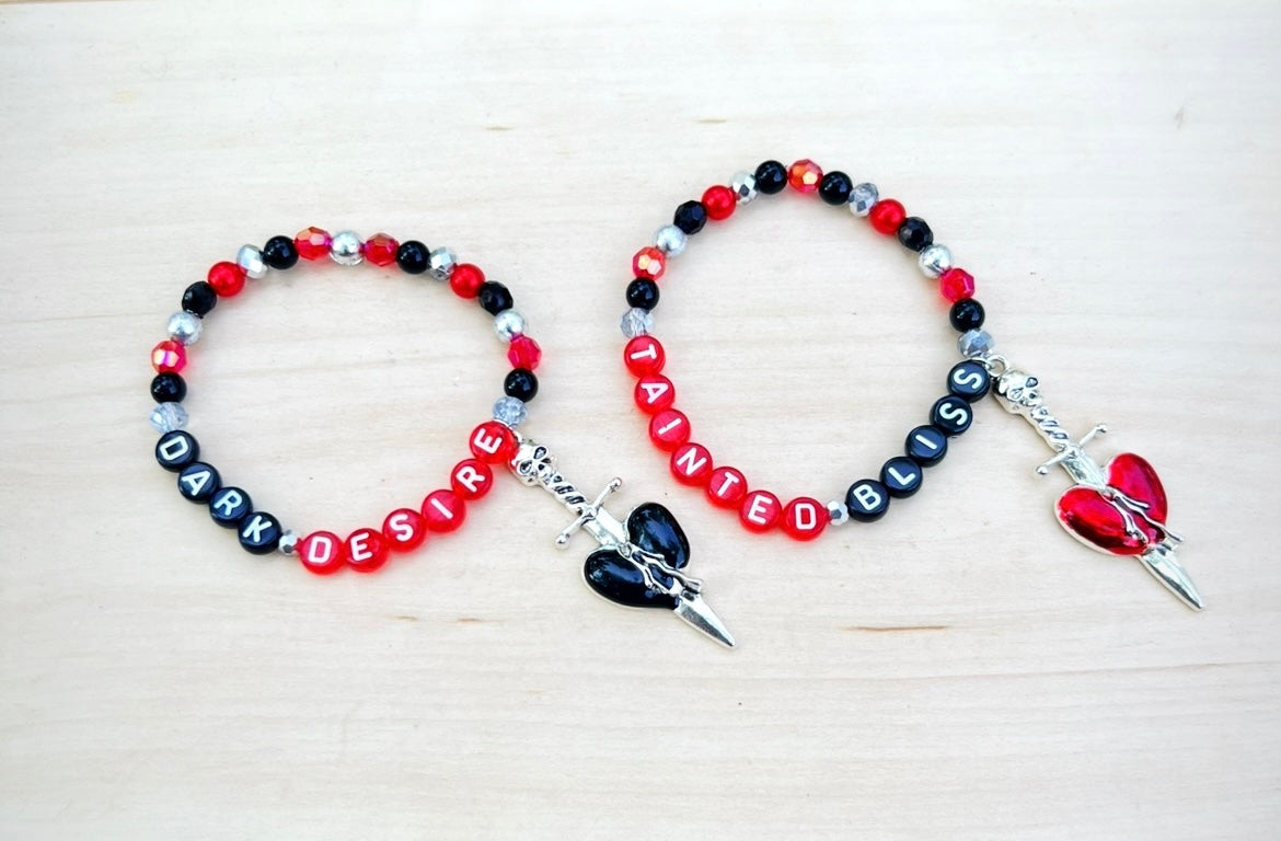 Dark Desire and Tainted Bliss Bracelets