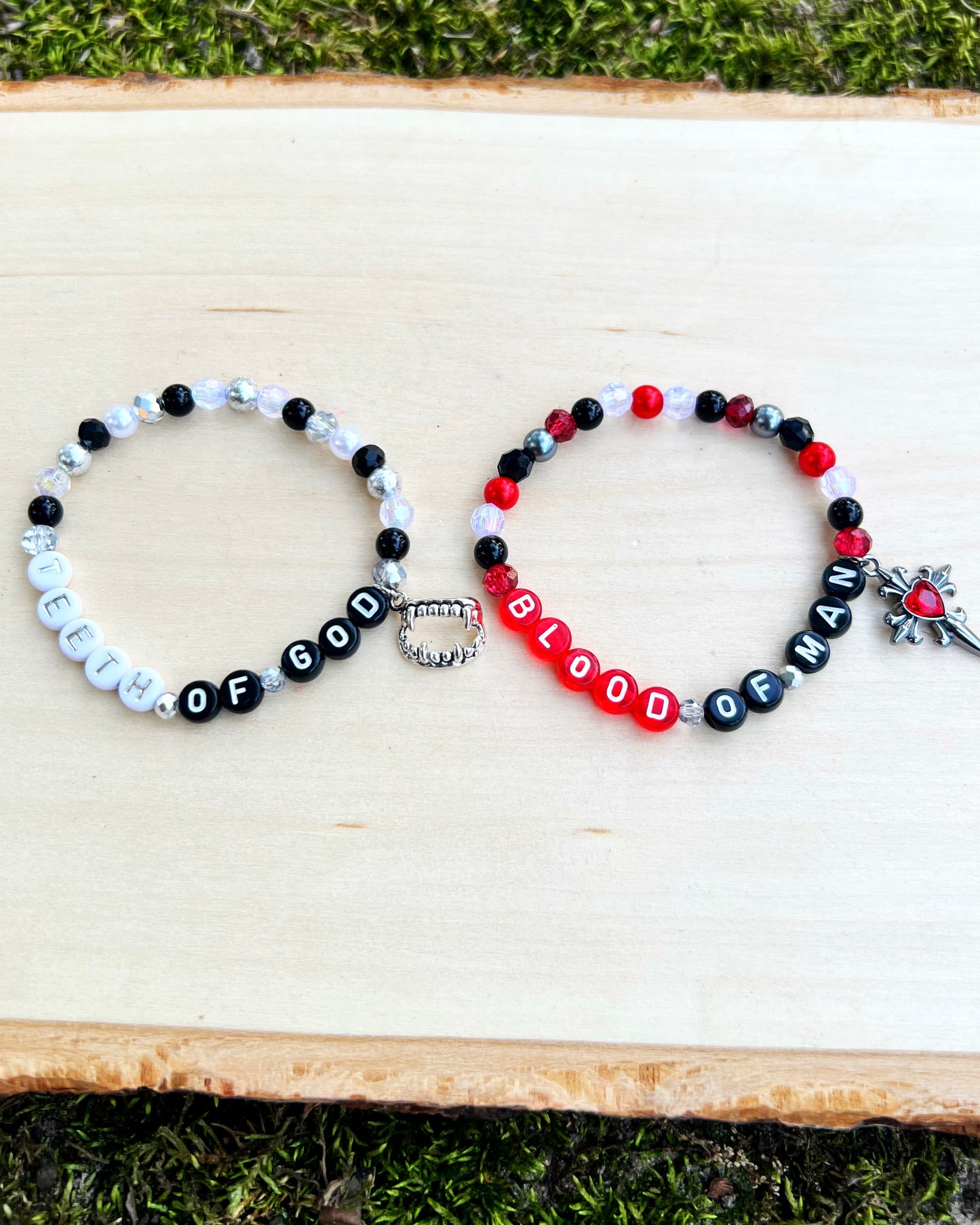 Teeth Of God, Blood Of Man Bracelets