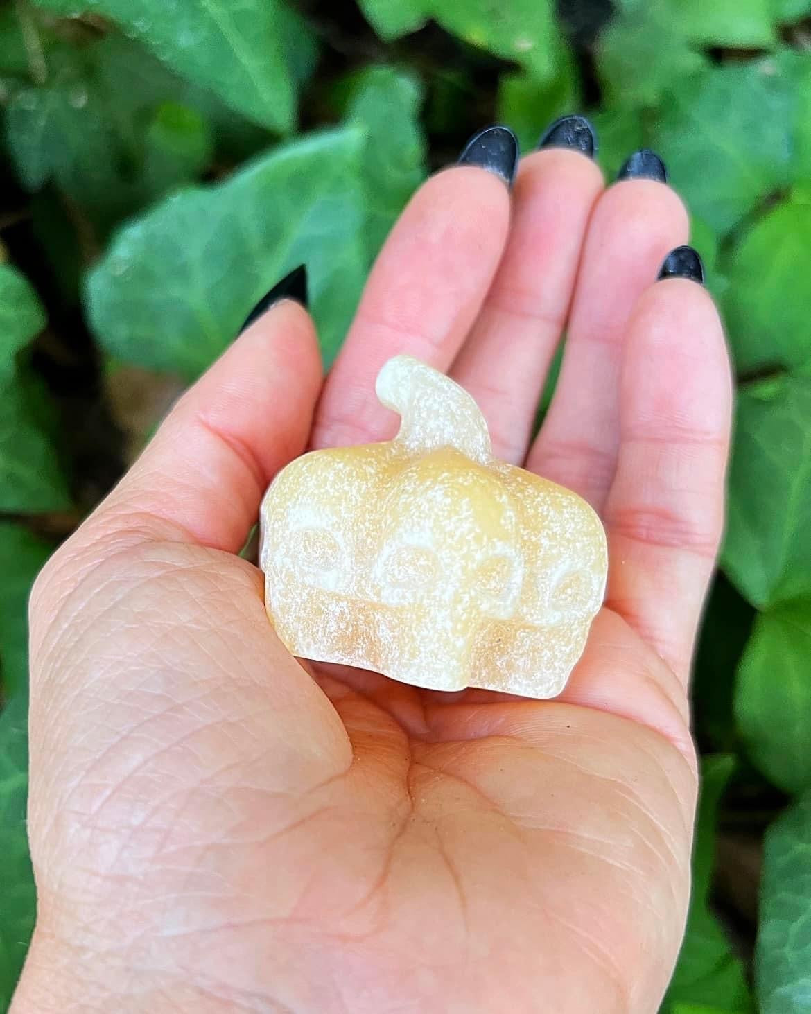 Orange Calcite Pumpkin