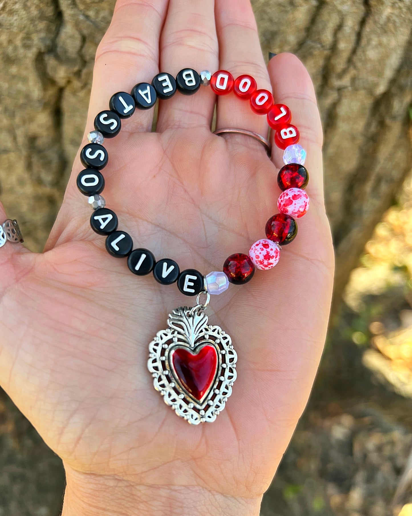 Blood Beats so Alive Bracelet