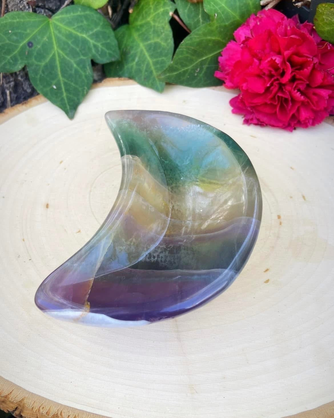 Fluorite Moon Bowl