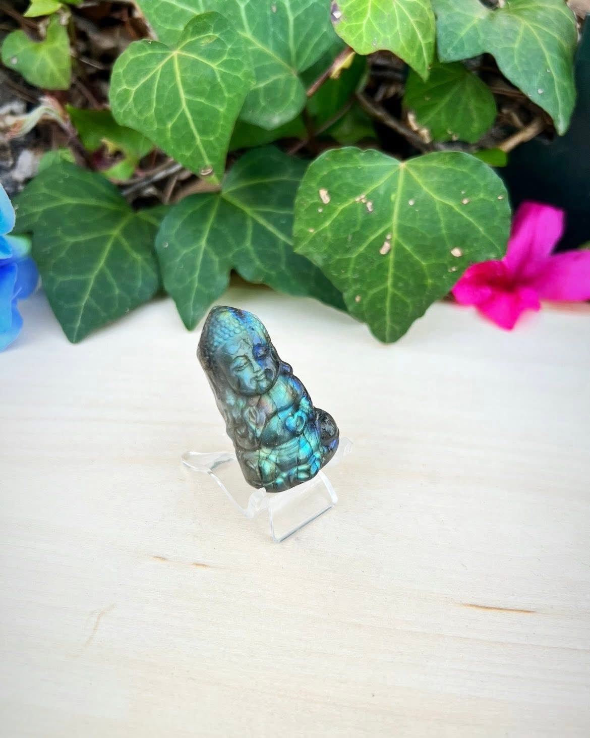 Labradorite Buddha