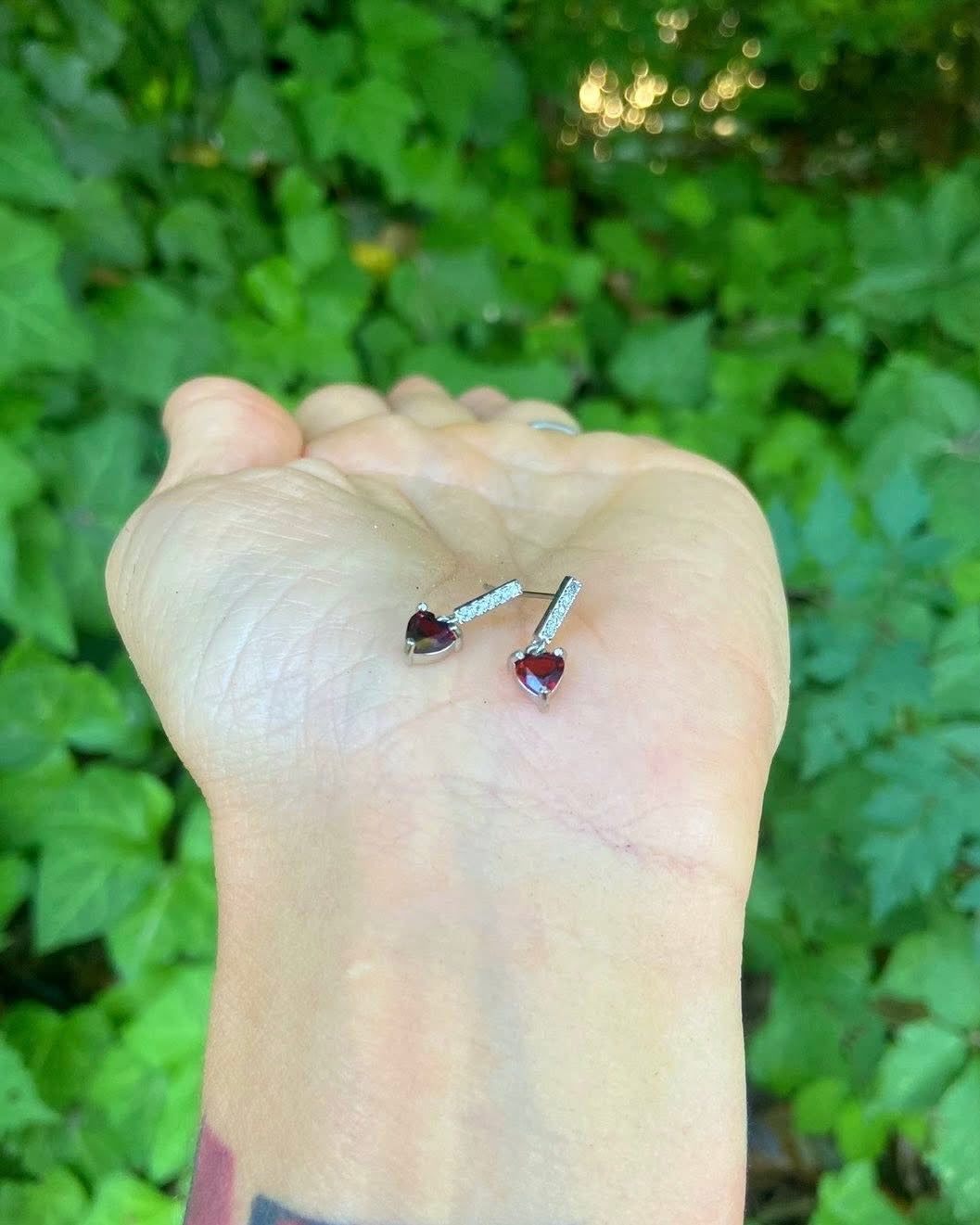Garnet Earrings