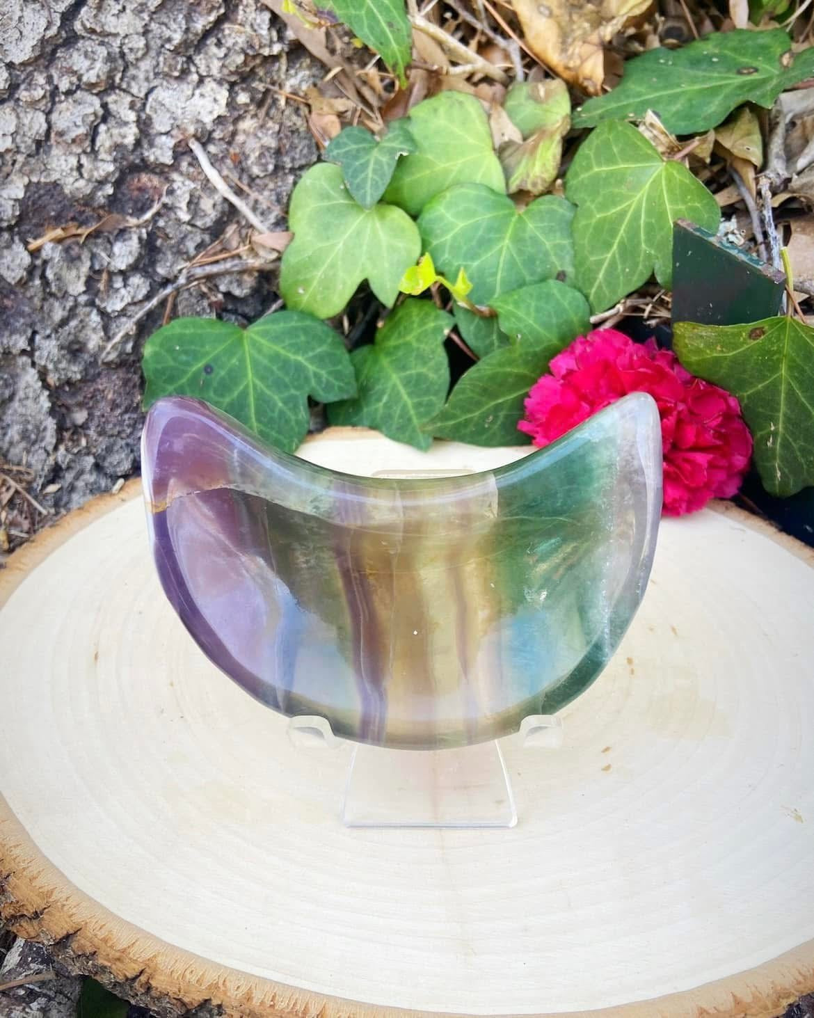Fluorite Moon Bowl