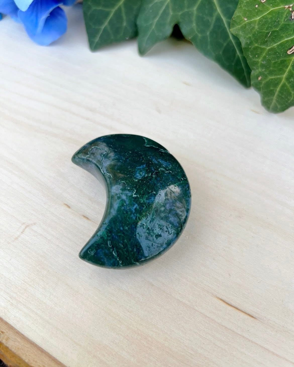 Moss Agate Moon