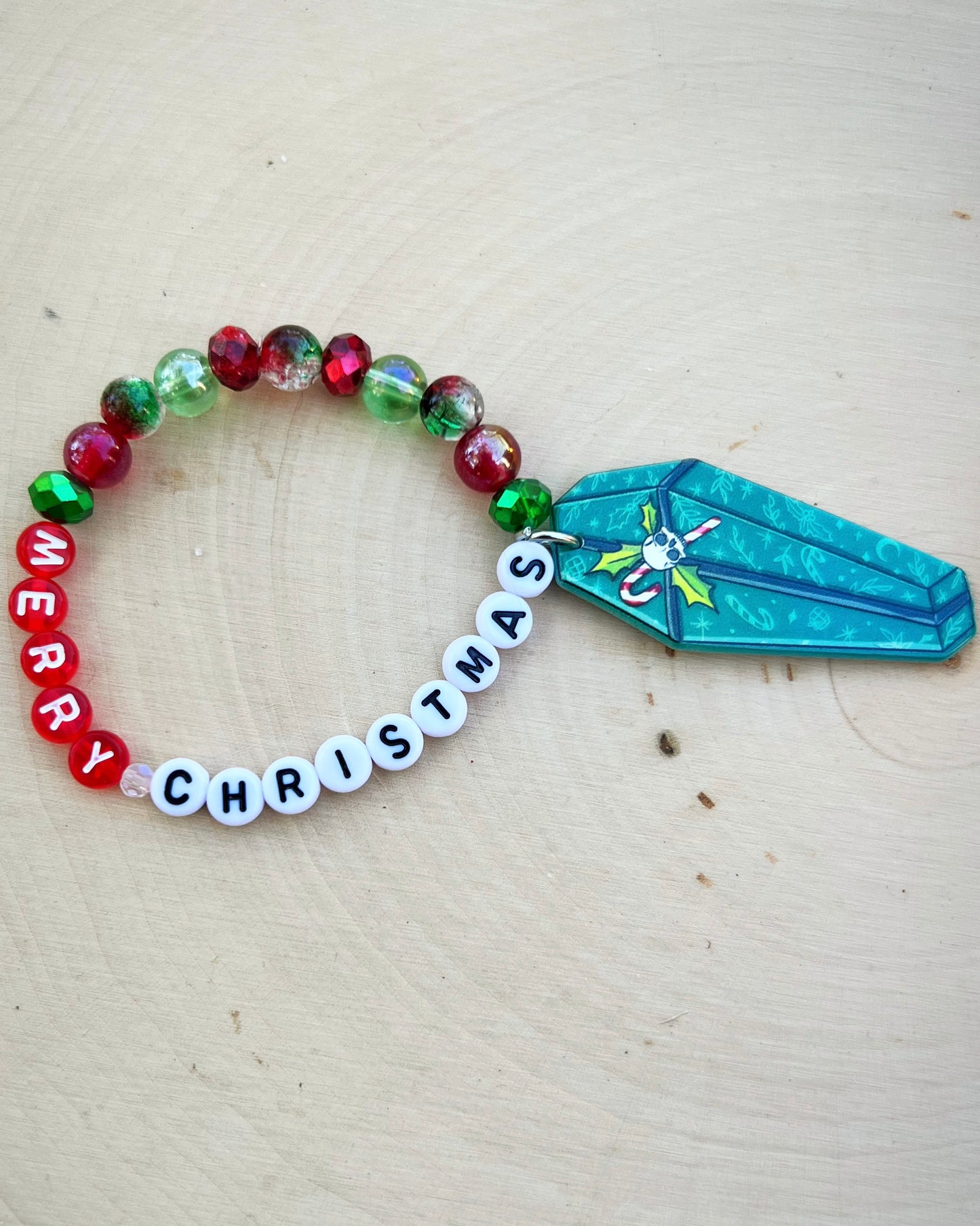 Christmas Coffin Bracelet