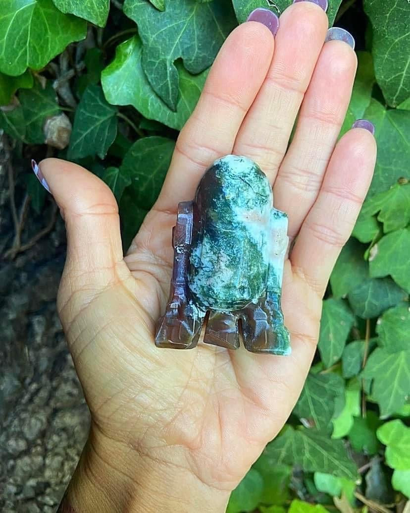 Moss Agate R2D2