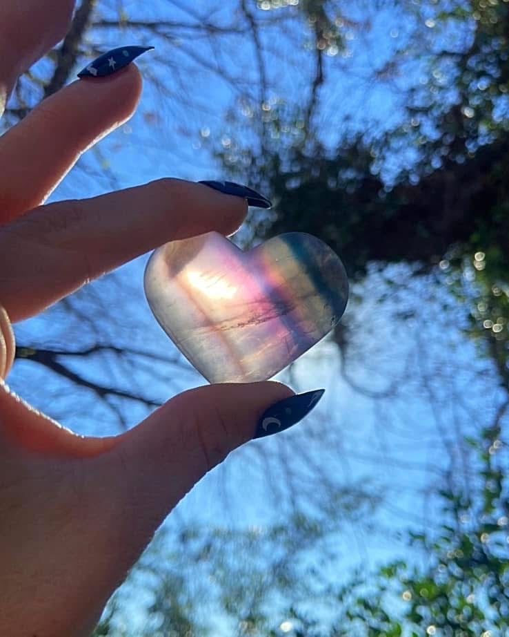 Fluorite Heart
