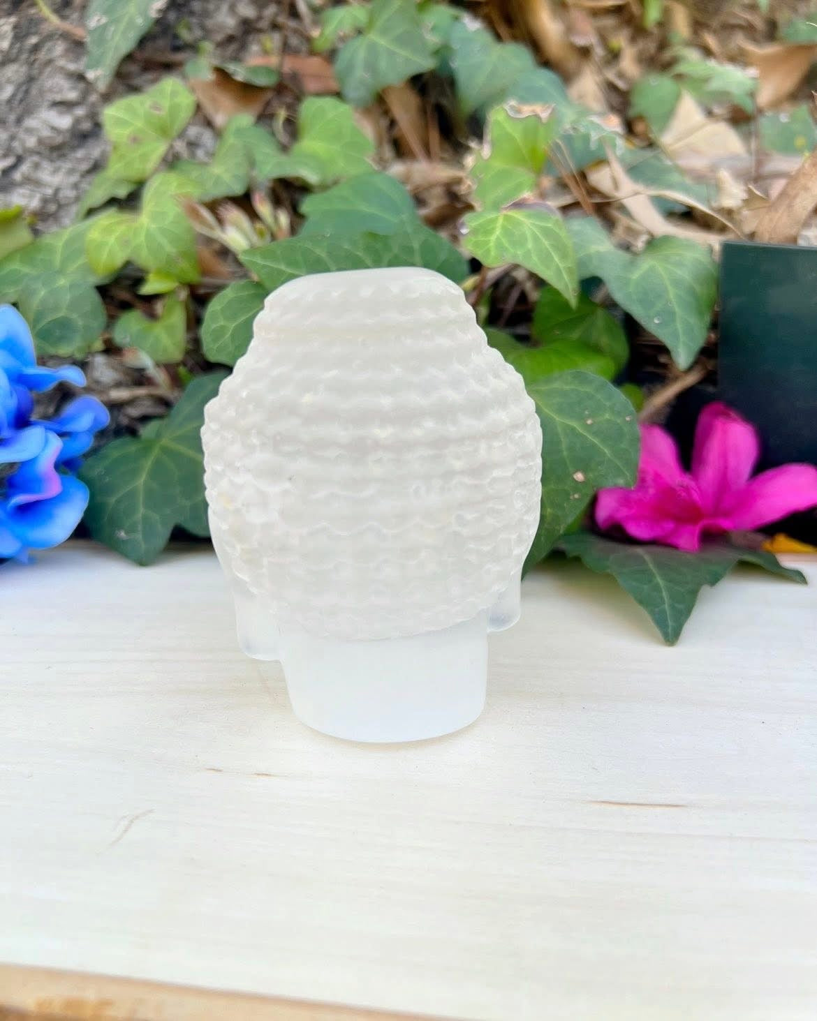 Selenite Buddha