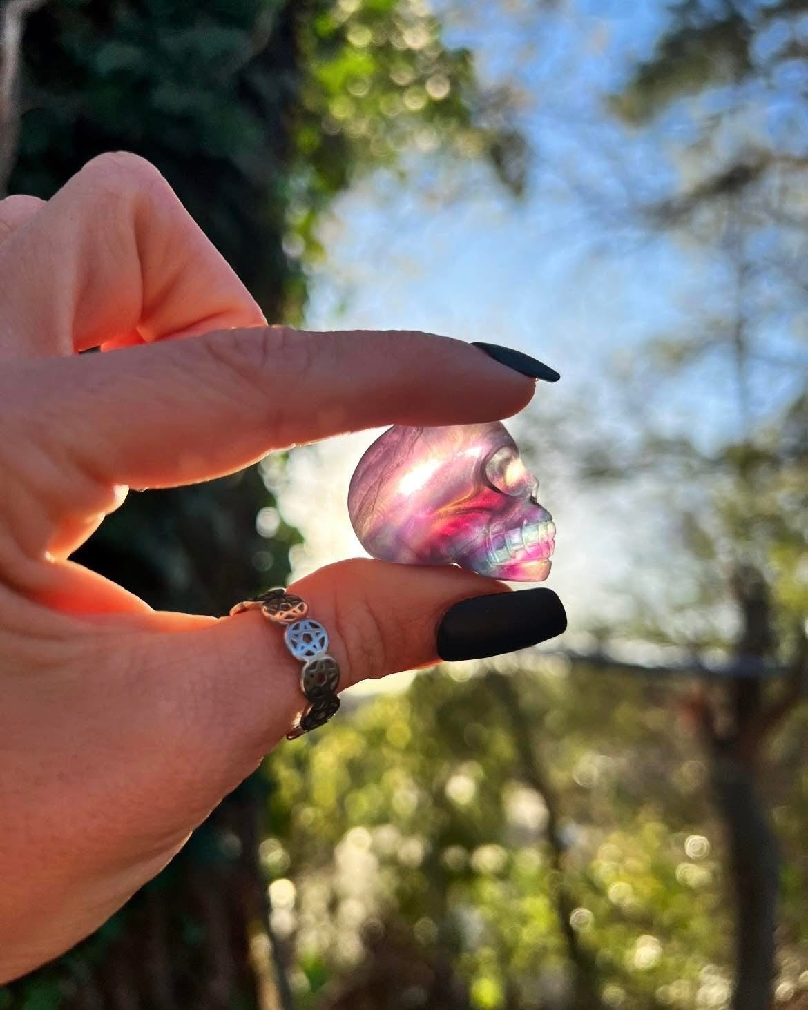 Fluorite Skulls