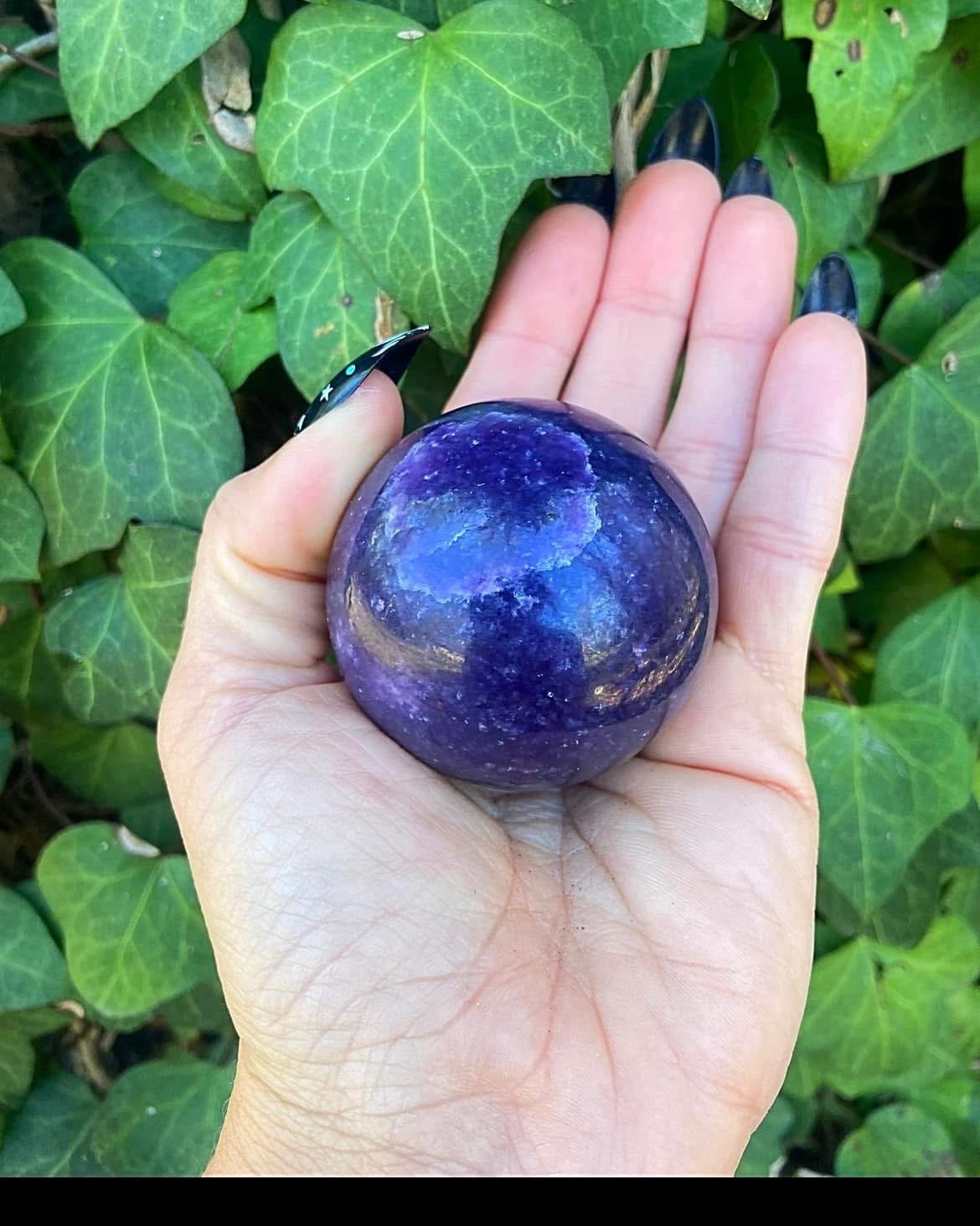 Lepidolite Sphere