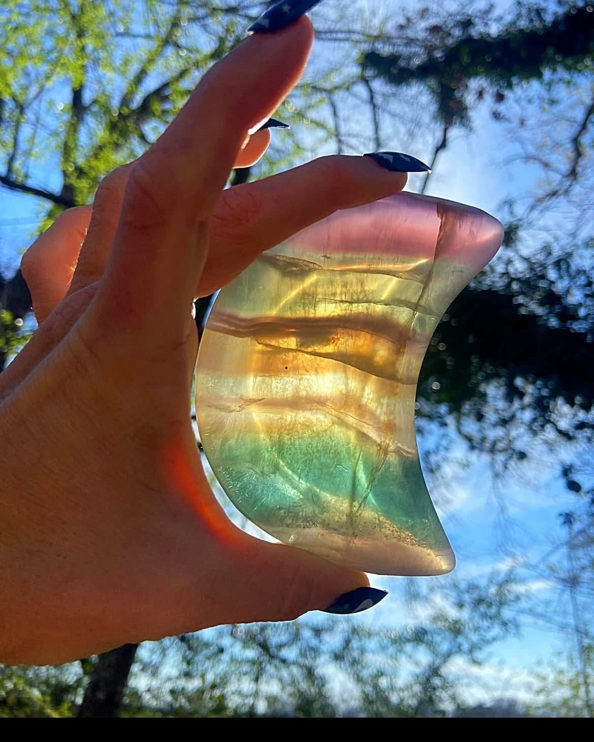 Fluorite Moon Bowl