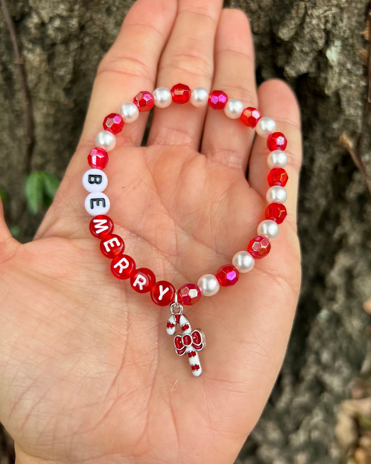 Be Merry Candy Cane Bracelet