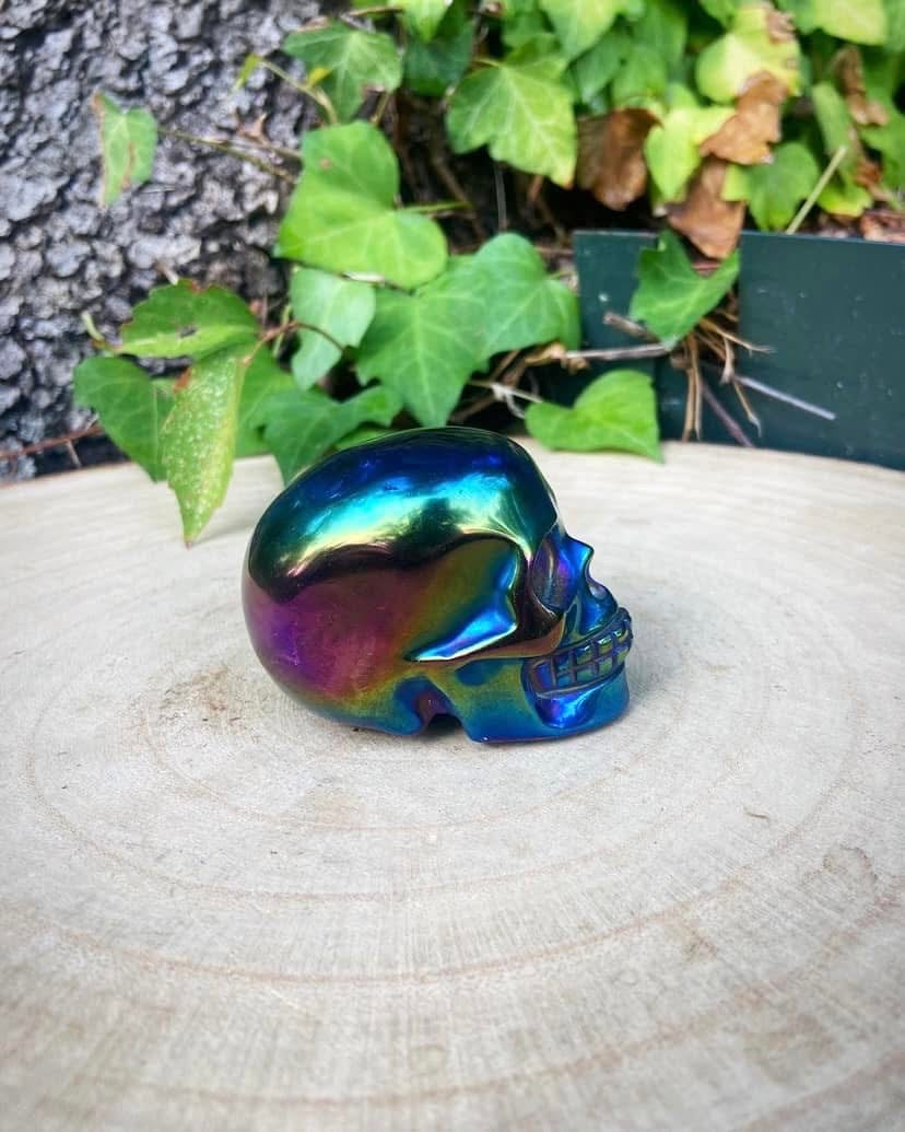 Titanium Aura Skull