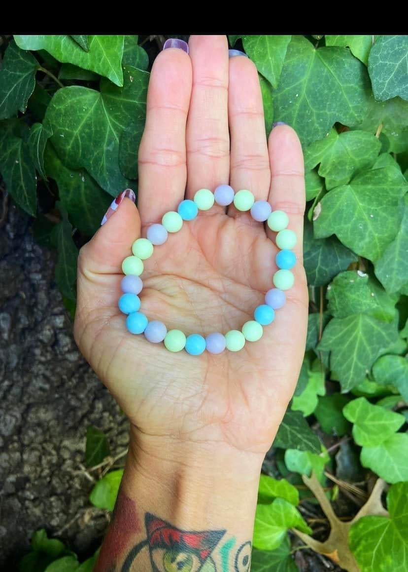 Glow Stone Bracelets 8mm