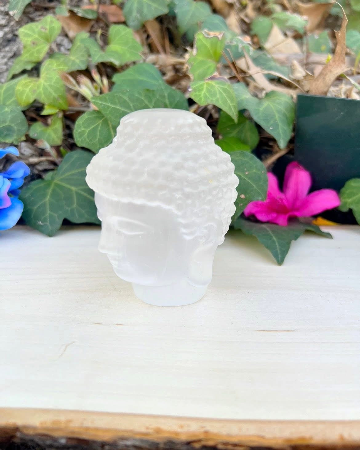 Selenite Buddha