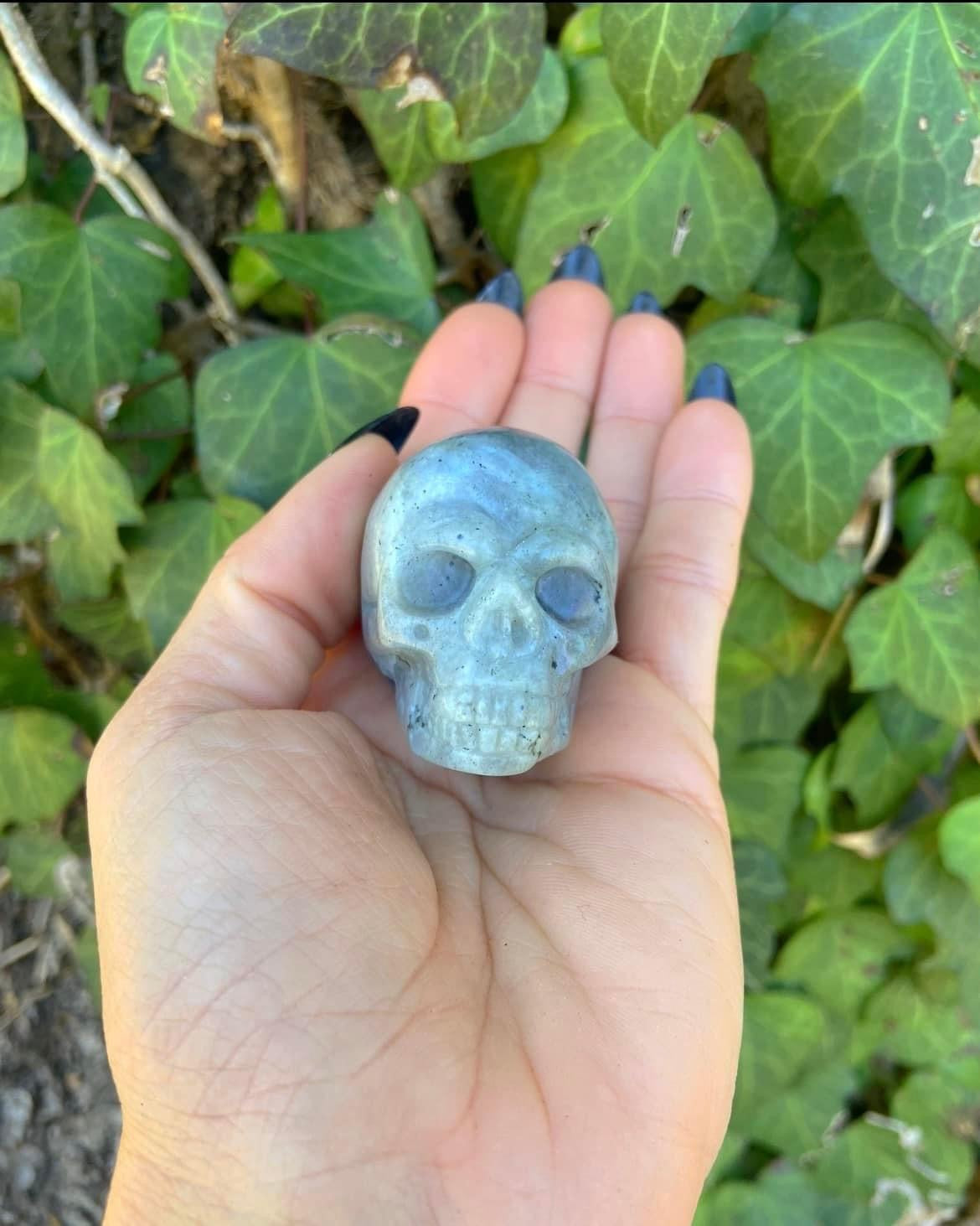 Labradorite Skull