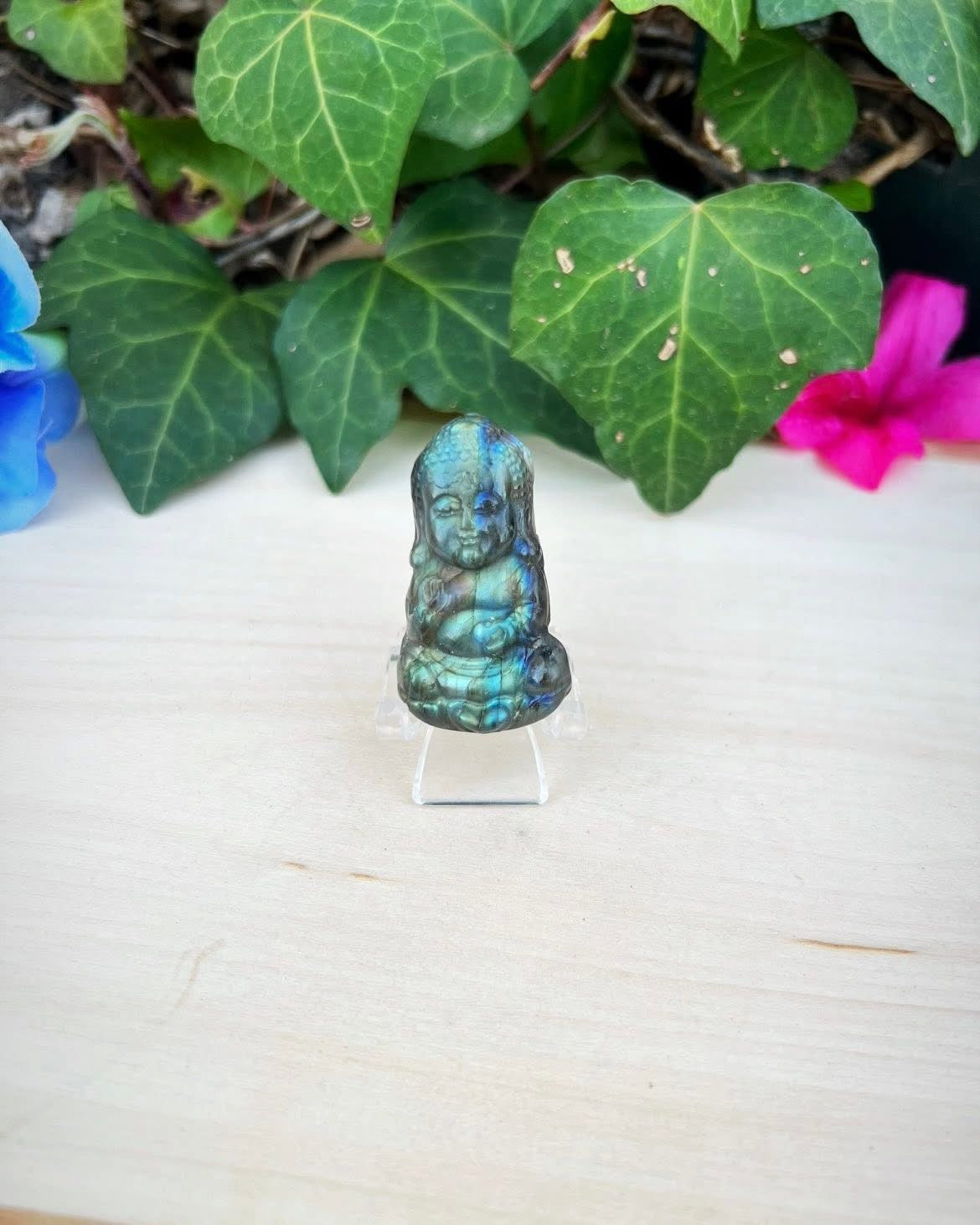 Labradorite Buddha