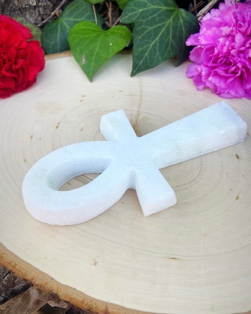 White Jade Ankh