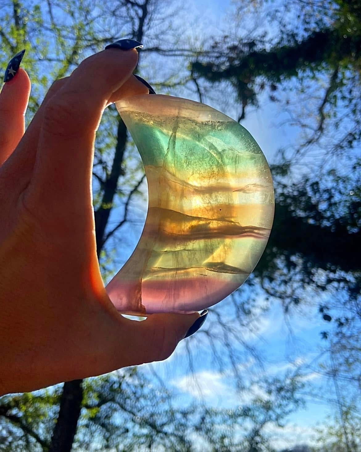 Fluorite Moon Bowl