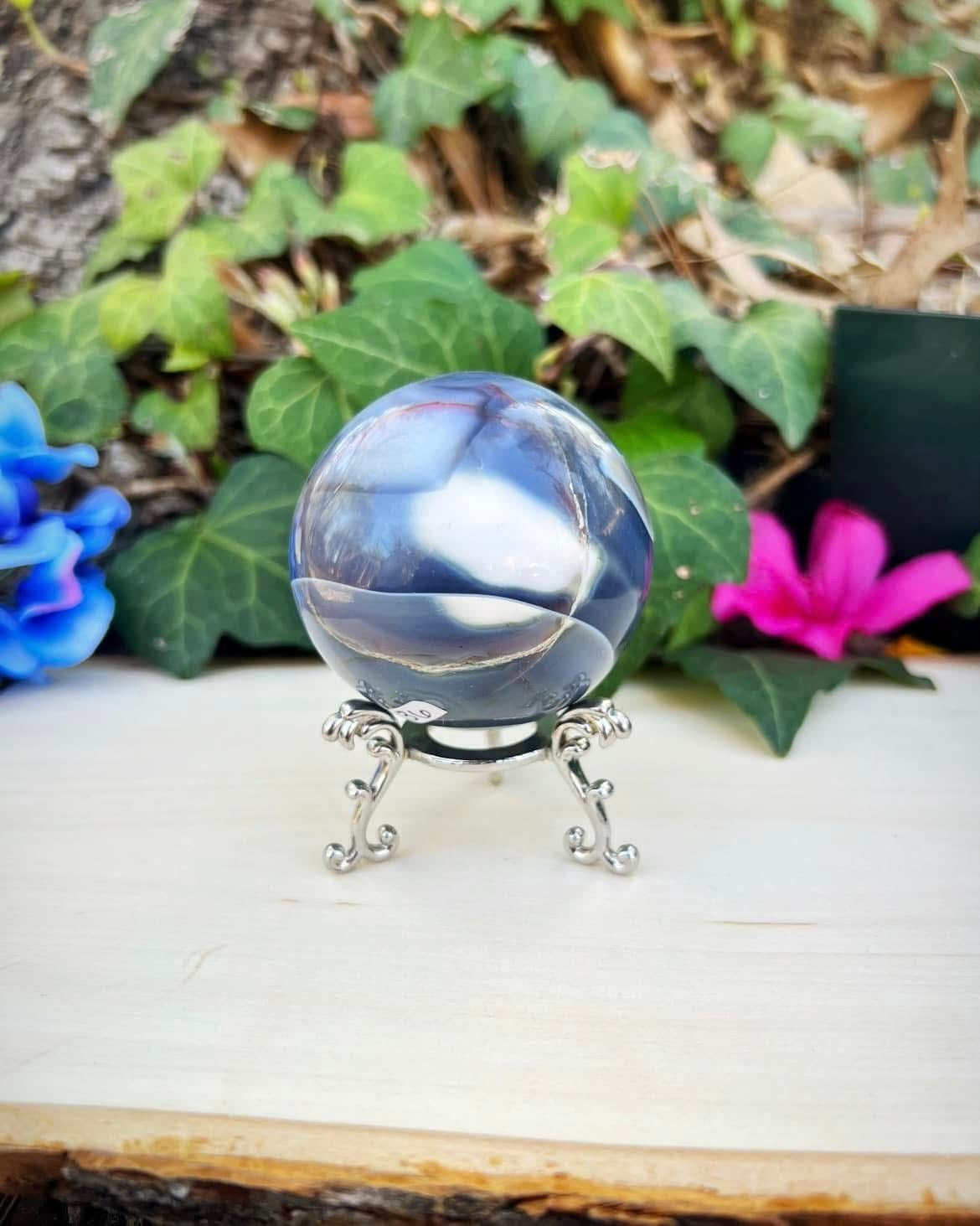Orca Agate Sphere