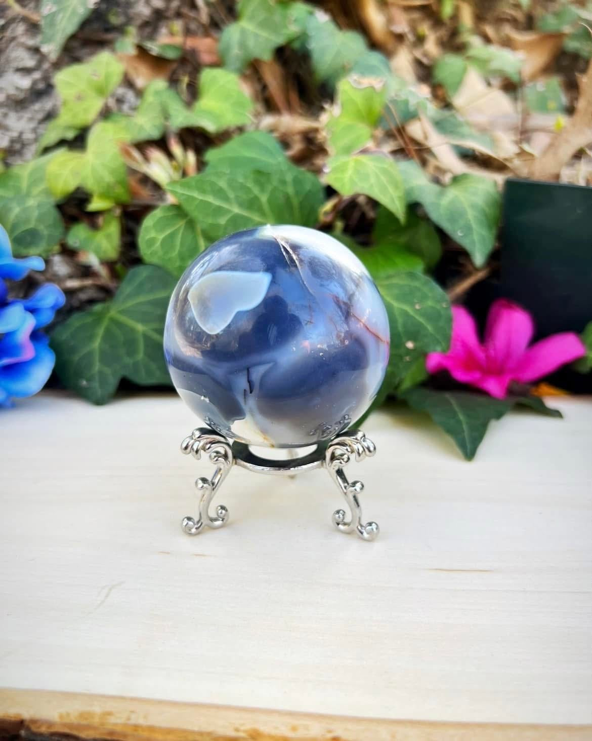 Orca Agate Sphere