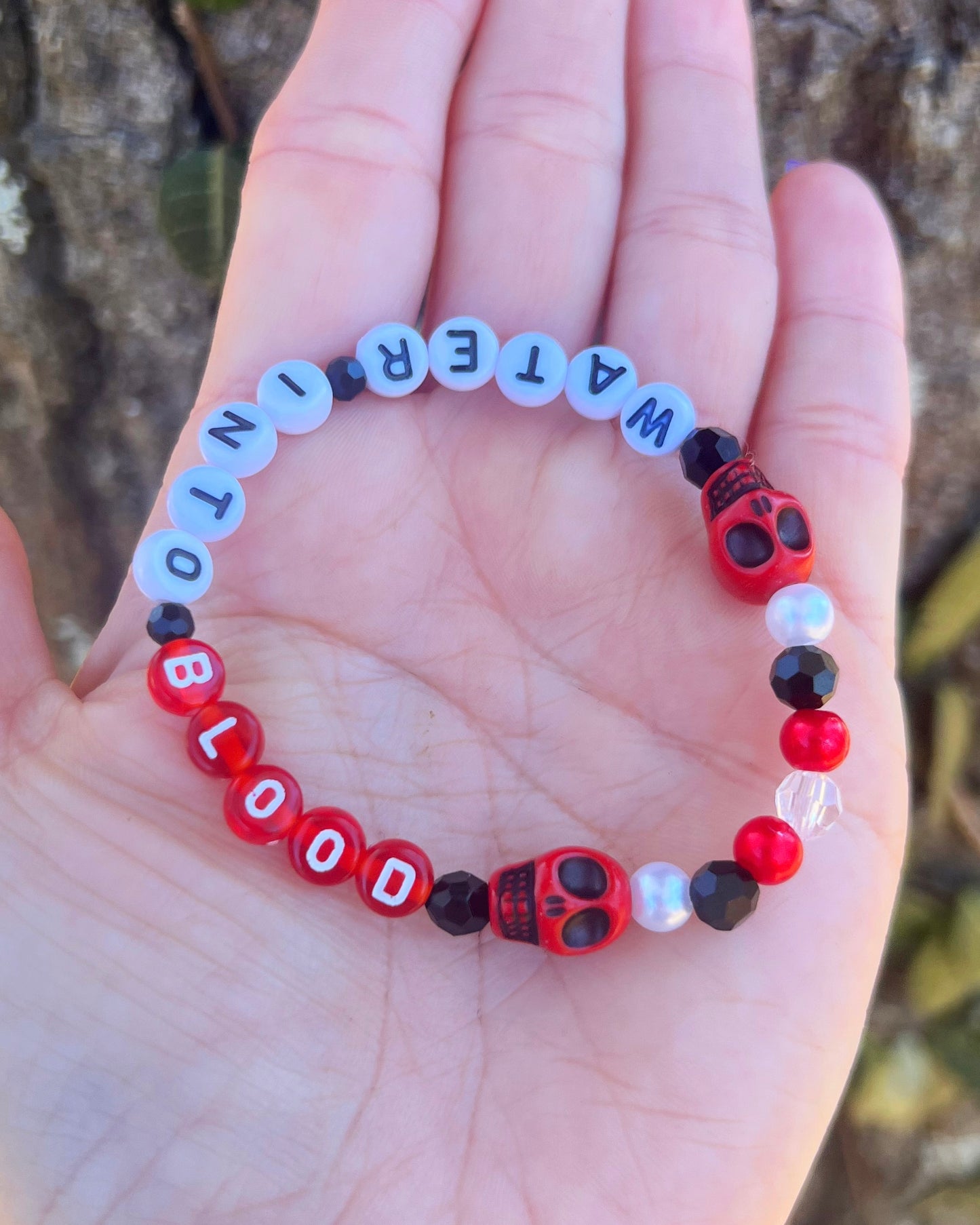 Water Into Blood Bracelet