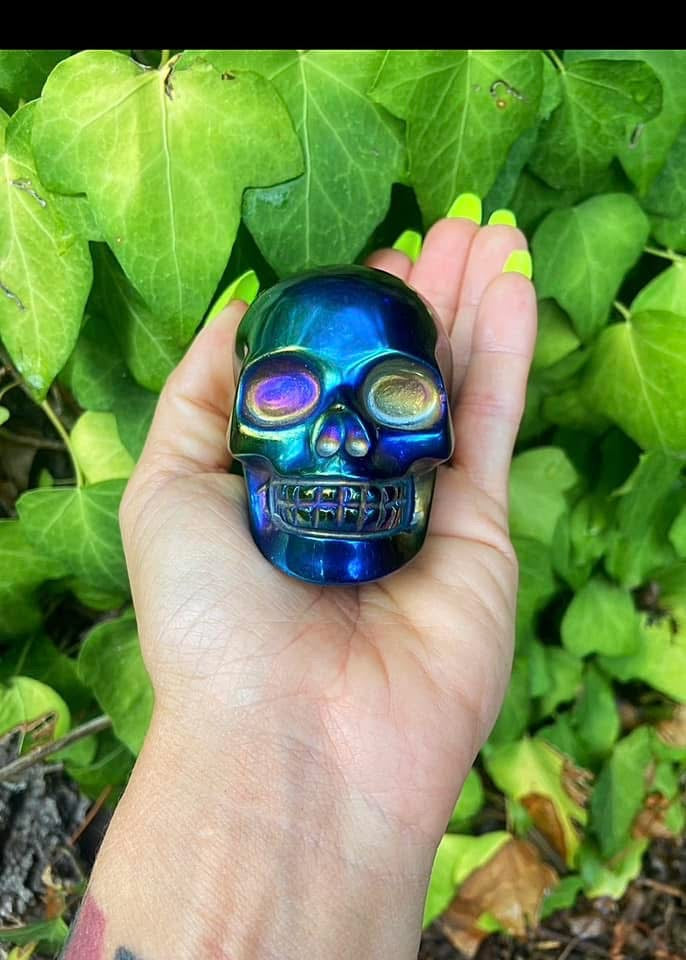 Titanium Aura Skull