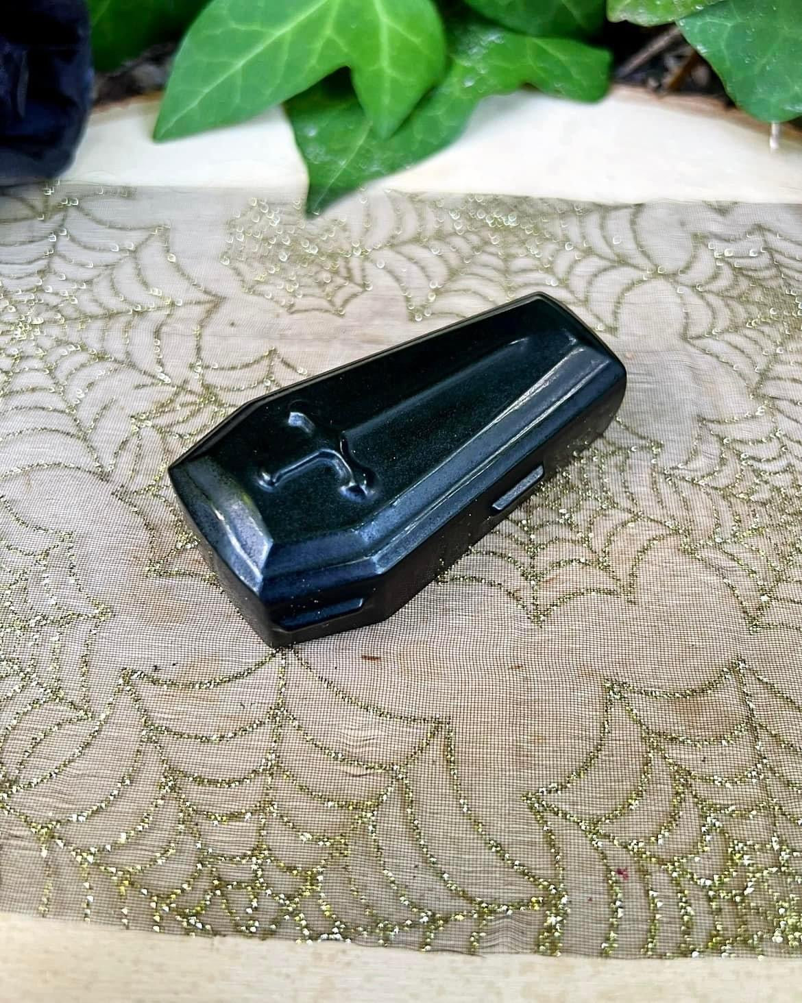 Black Obsidian Coffin
