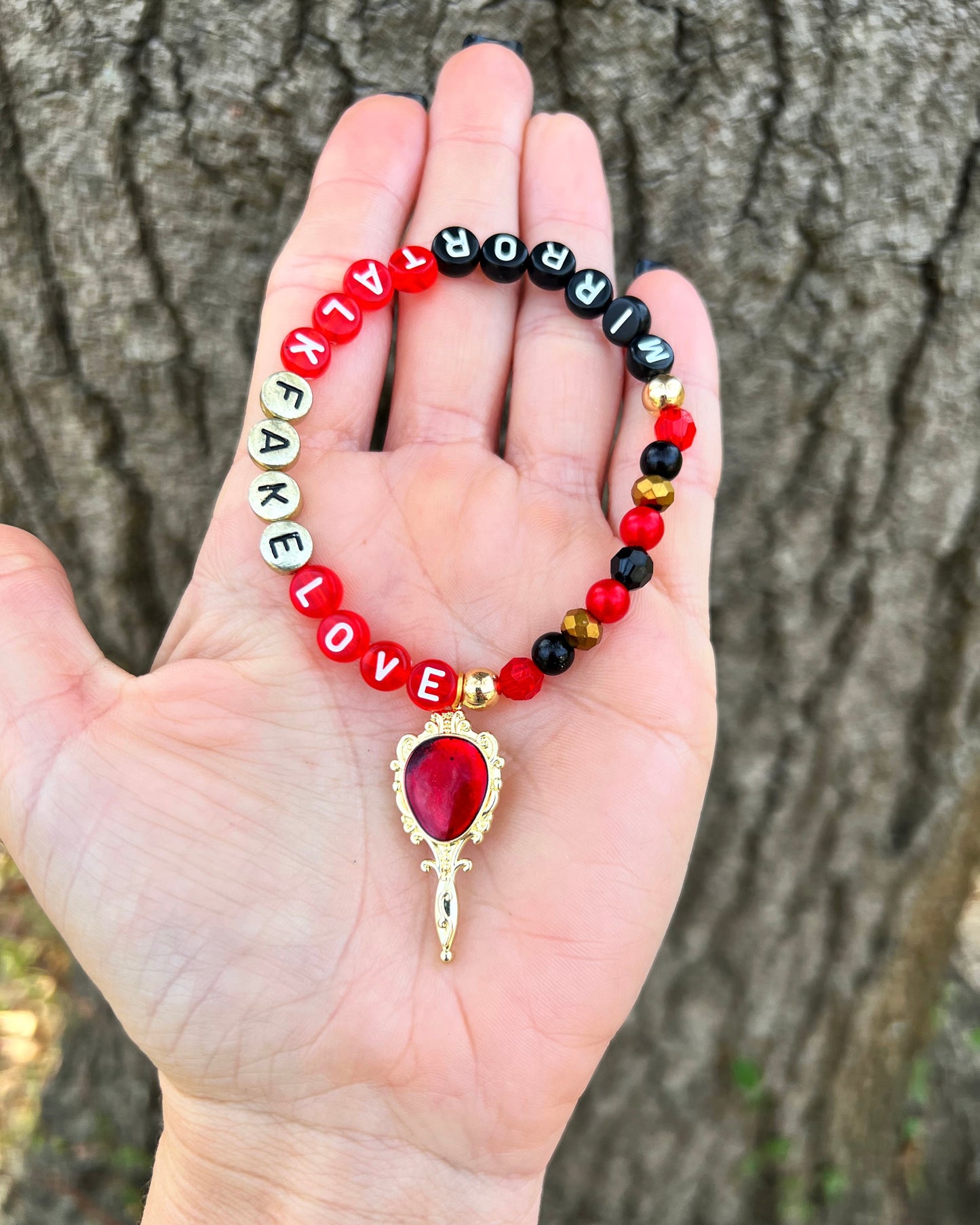 Mirror Talk Fake Love Bracelet