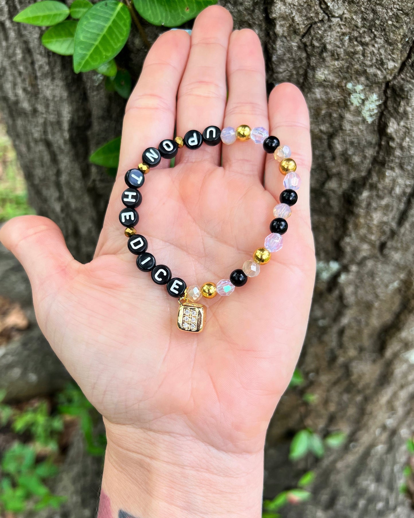 Up on the Dice, Low on the Cards Bracelet
