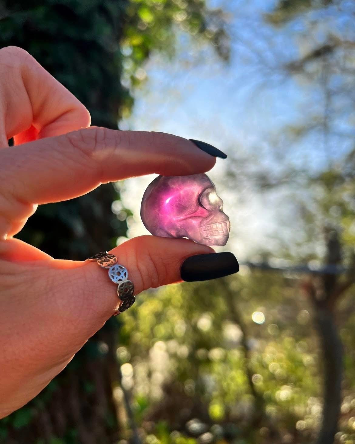 Fluorite Skulls
