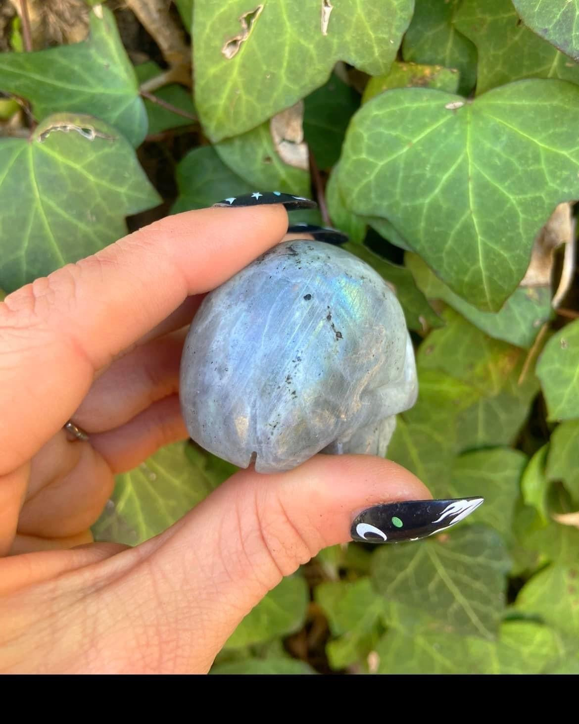 Labradorite Skull