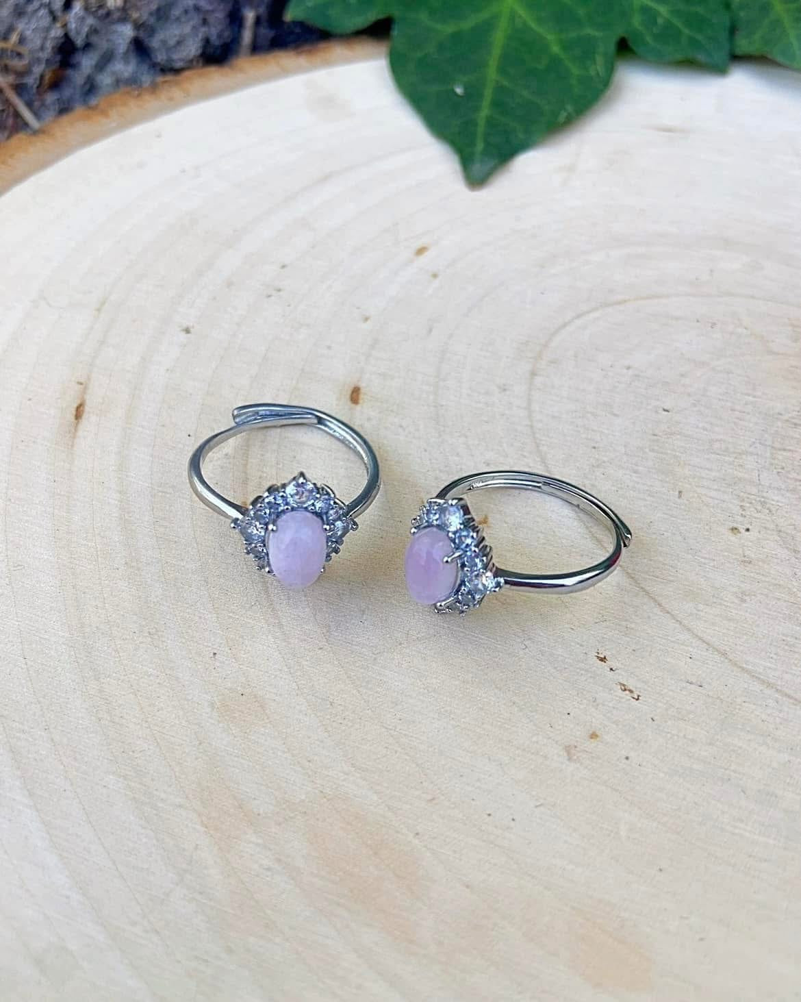 Pink Chalcedony Rings