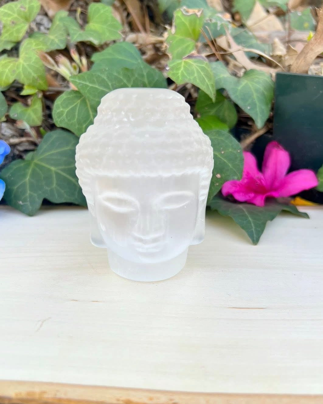 Selenite Buddha