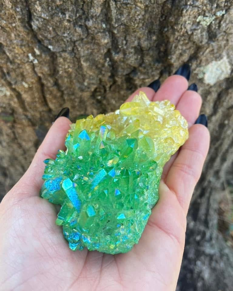 Aura Quartz Cluster