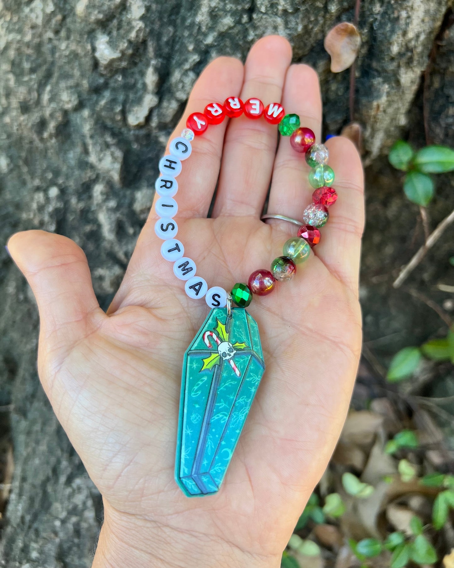 Christmas Coffin Bracelet