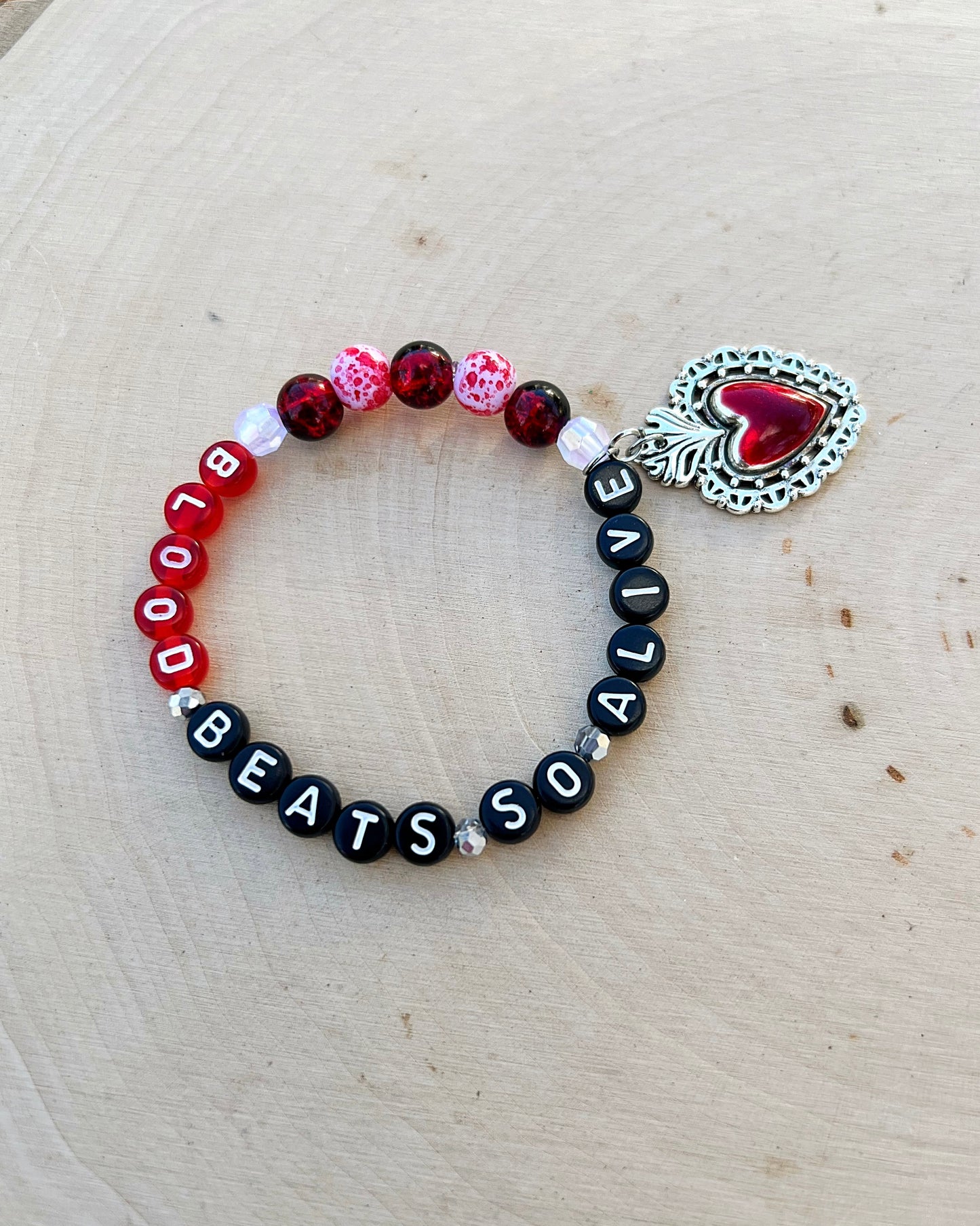 Blood Beats so Alive Bracelet