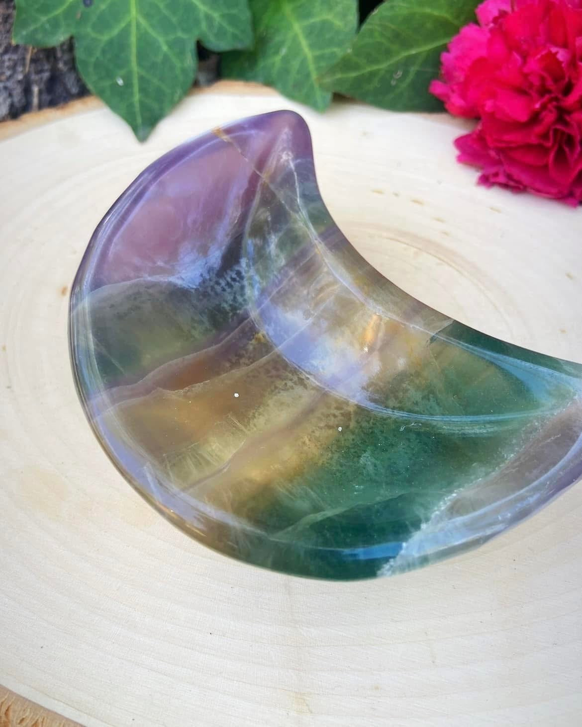 Fluorite Moon Bowl