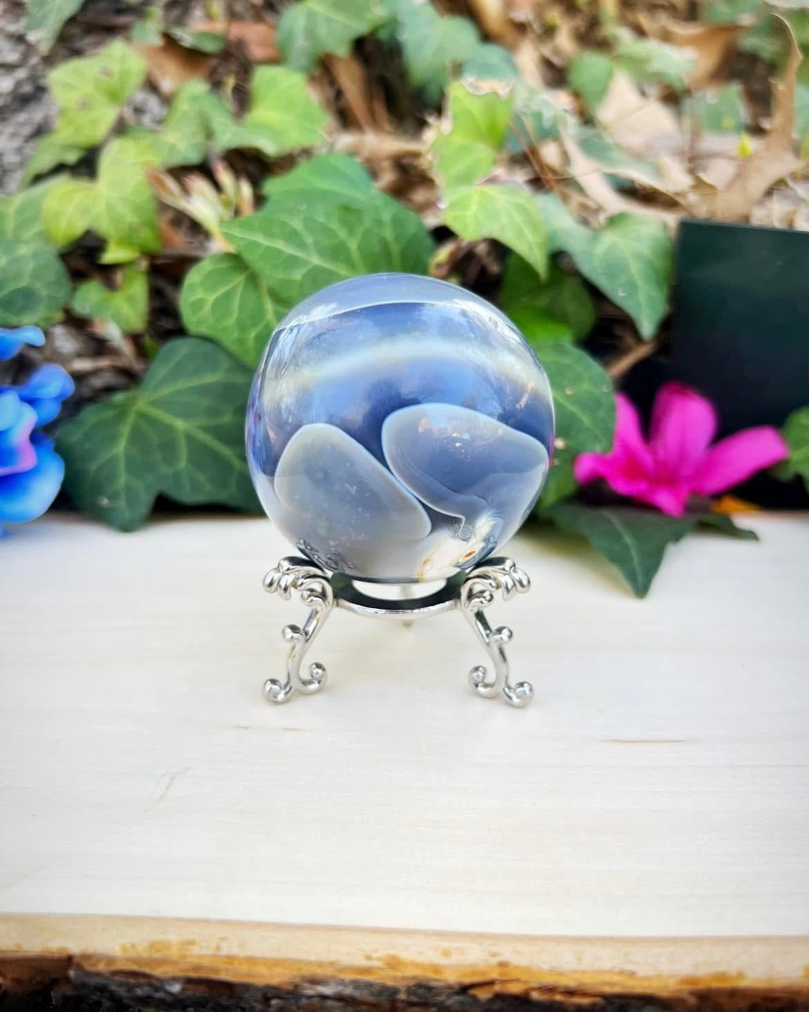 Orca Agate Sphere