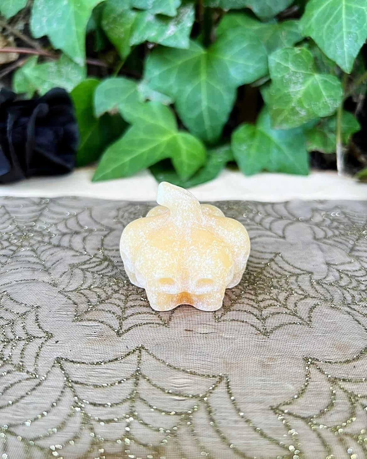 Orange Calcite Pumpkin