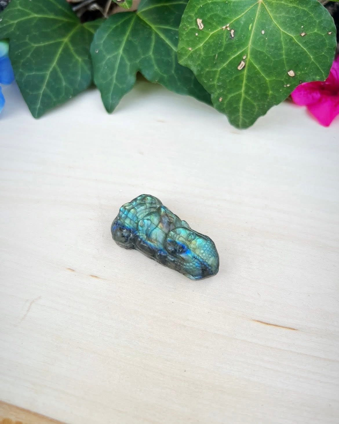 Labradorite Buddha