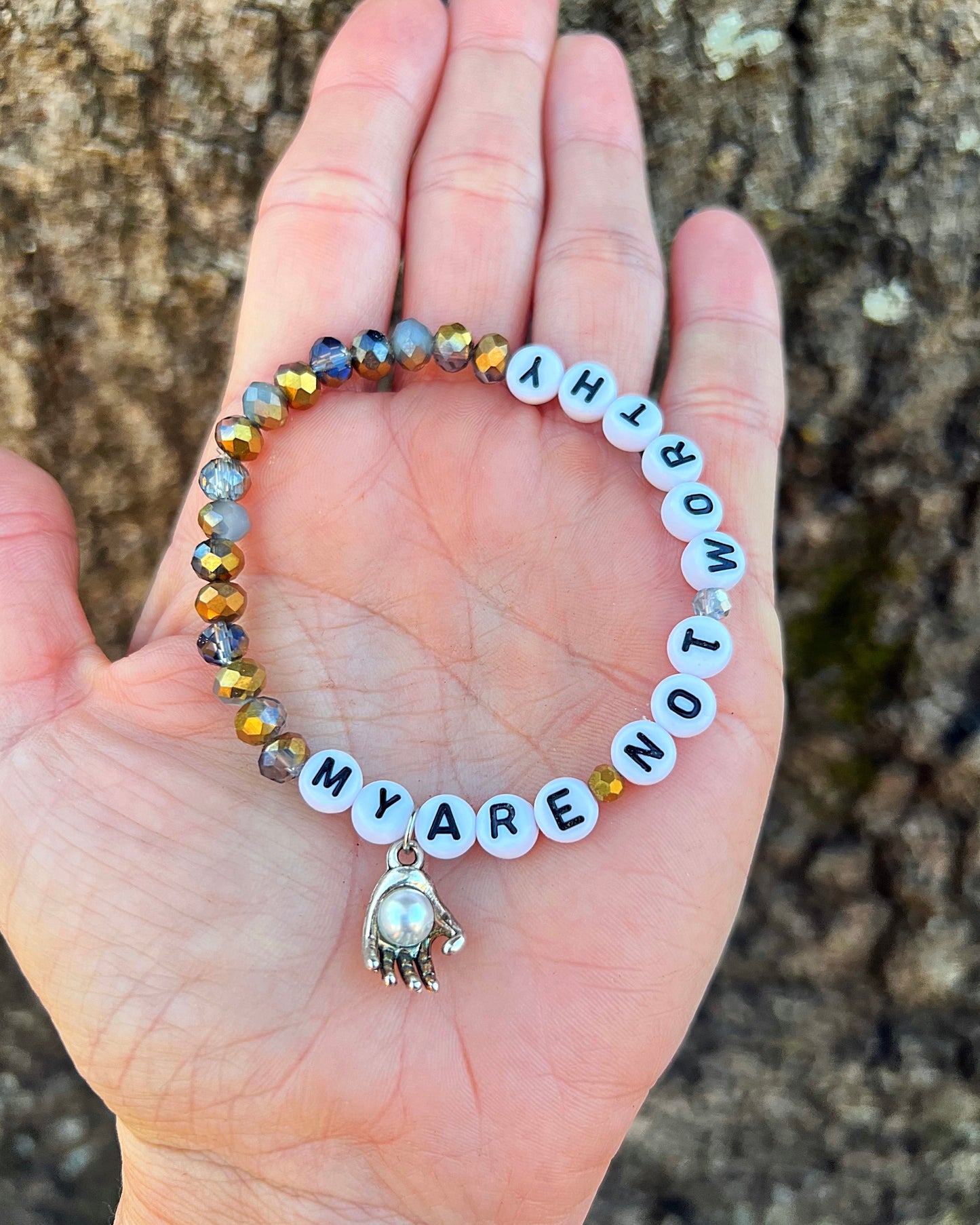 My Hands Are Not Worthy Bracelet