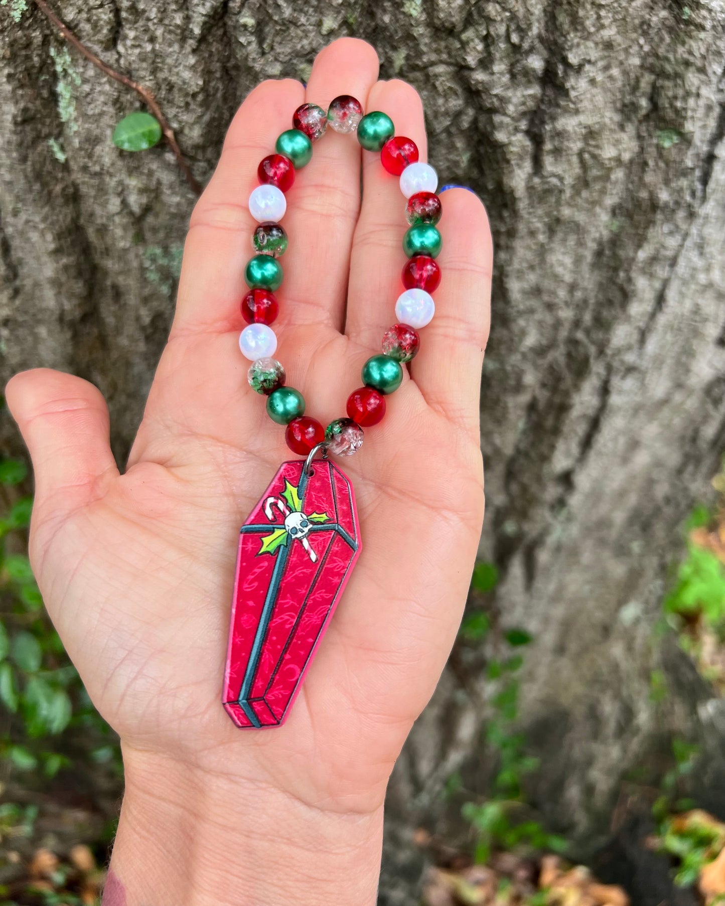 Christmas Coffin Bracelet
