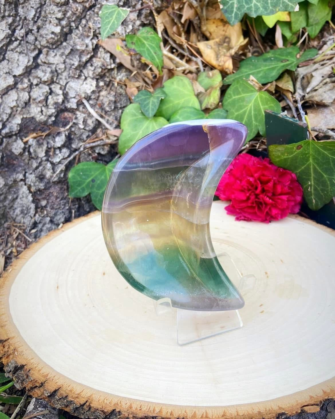Fluorite Moon Bowl